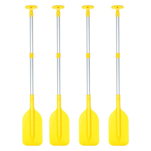 

4pcs aluminum alloy folding kayak paddles adjustable for dinghy canoe