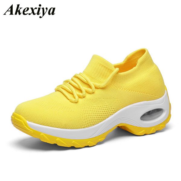 

2019 brand new running shoes for women breathable cushioning socks sneakers women fashion trainers lace up flat gym sport shoes