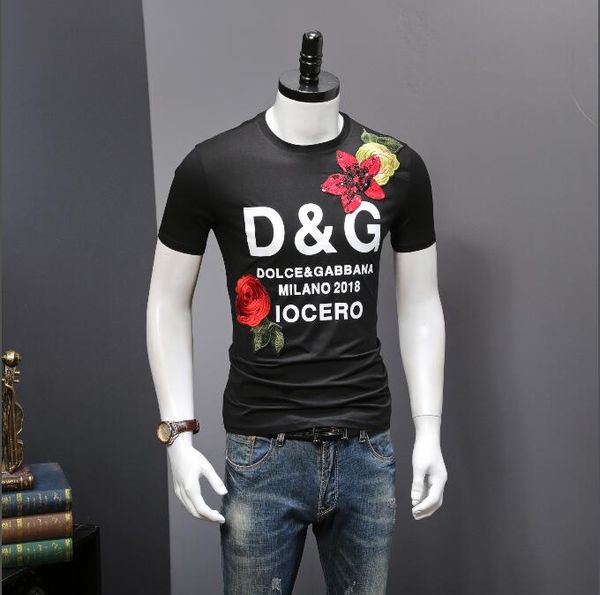 

Men de igner t hirt dg t hirt 19 ummer hort t hirt women clothe de igner tee d920, White;black