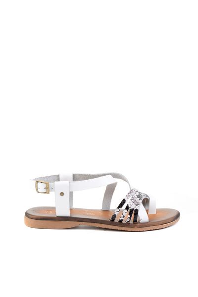 

bambi genuine leather female sandals h06851623, Black