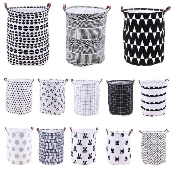 

toy storage baskets ins canvas storage bags cactus printed bins bucket clothing organizer kids room laundry bag 27 designs dhw459