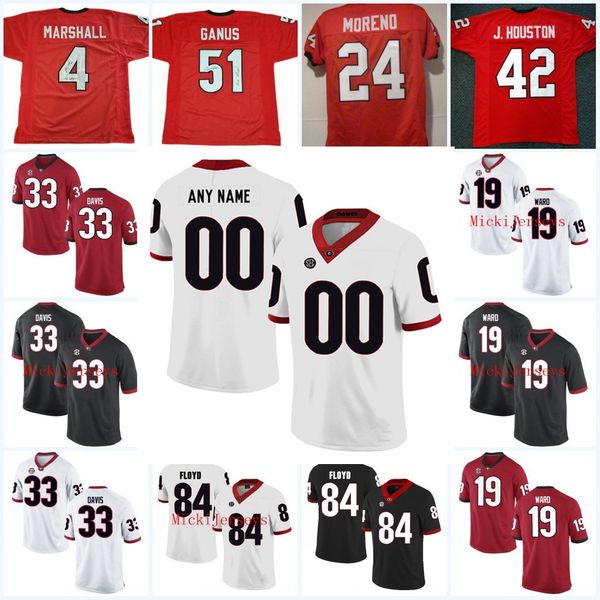 

Georgia Bulldogs Davin Bellamy Lorenzo Carter Javon Wims John Atkins Jay Hayes Jonathan Ledbetter Keith Marshall Kirby Smart UGA Jersey