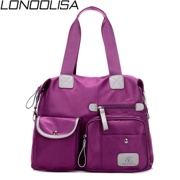

fashion women handbag nylon crossbody bags for women 2019 casual large capacity waterproof travel ladies hand bags