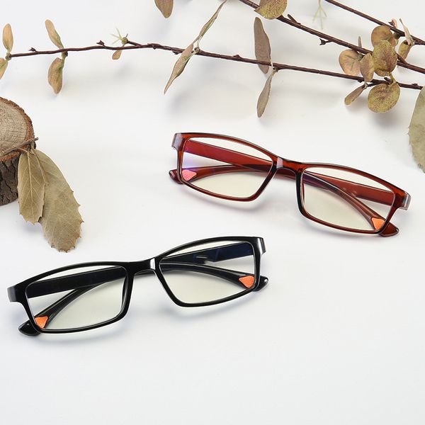 

high-quality lightweight anti-radiation male and female anti-fatigue and anti-blue light flat glasses, glasses are available in two colors, Silver