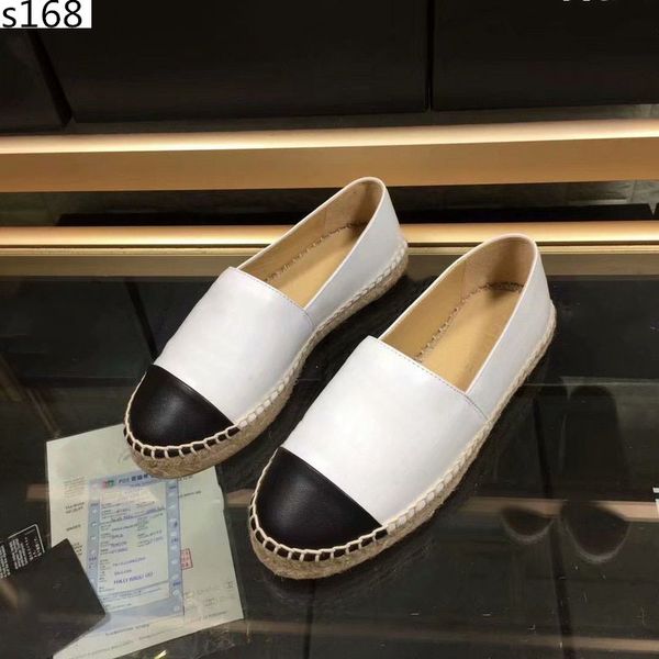 

korean version flat bottom one pedal slacker shoes student genuine leather female leisure time fisherman tide size 35-42, Black