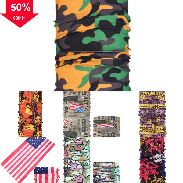 

q1g3r multifunctional scarf outdoor sports sunscreen turban headband magic scarves bandanas scarfs seamless women cycling party masks t2i589