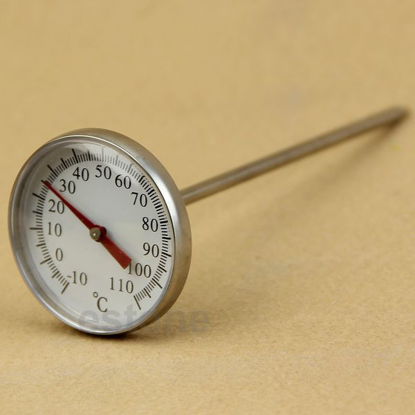 

1 pc cooking milk food coffee stainless steel sensor large dial thermometer #0620