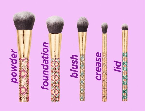 

dhl artful accessories brush set makeup brush 5 pcs set makeup tool kit for eyeshadow blush dhl ing