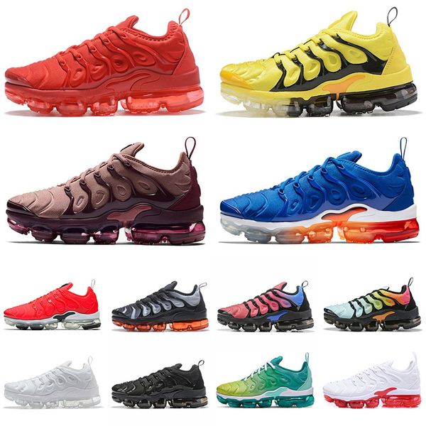 

2020 new arrivals tn plus mens womens running shoes red bumblebee smokey mauve game royal fashion sneakers designer trainers size 47