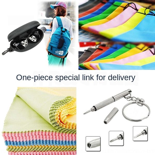 

special box cloth bag fiber glasses cloth glasses box multifunctional screwdriver leather button