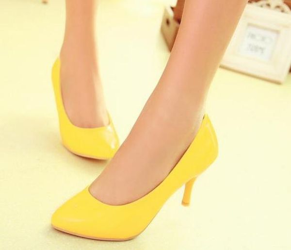 

women's shoes in spring and autumn high fine heel pointed end@kl302, Black