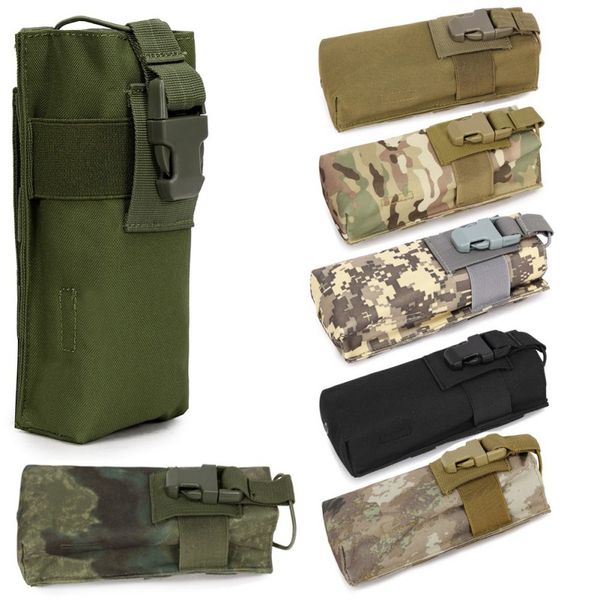 

tactical molle radio walkie talkie belt pouch bag water bottle high quality