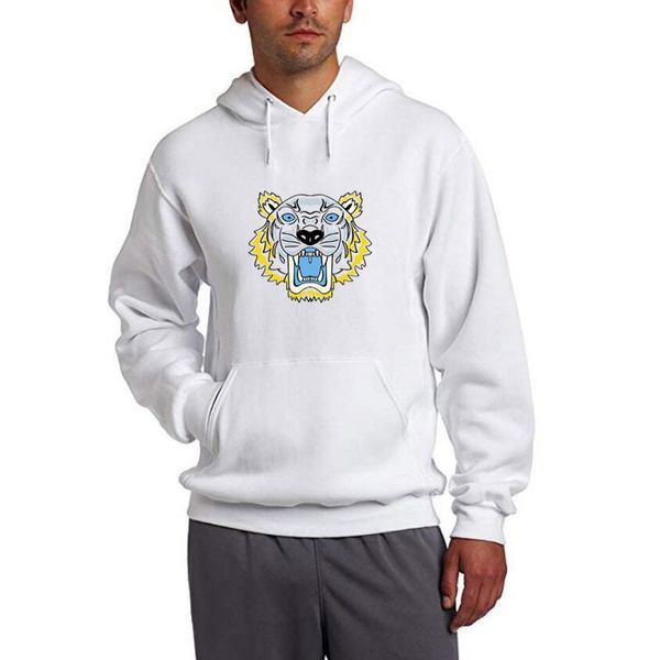 

tiger men designer hoodies fleece brand printed long sleeve teenager sweatshirts fashion pullover male apparel, Black