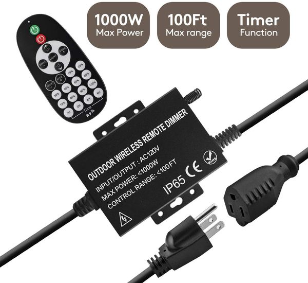 2020 1000w Wireless Rf Outdoor Dimmer Switch Wireless Rf Outdoor Dimmer Switch