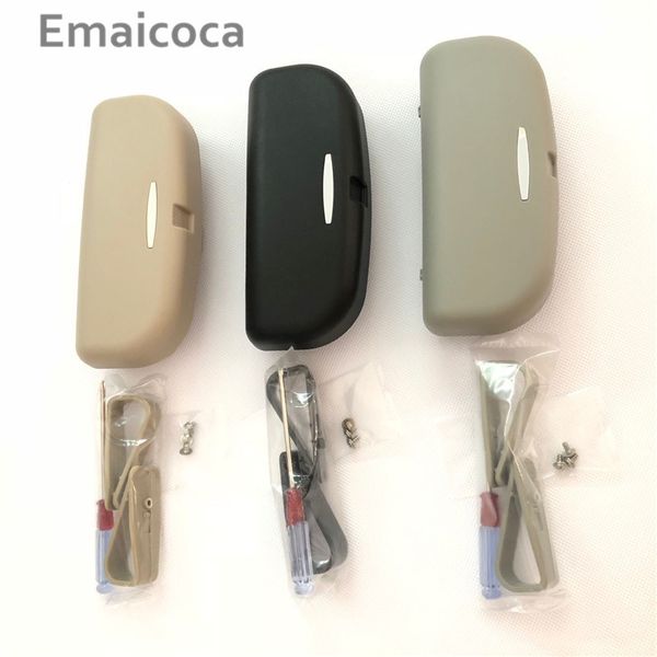 

car eyeglasses clip ticket card clamp abs car glasses cases sun visor sunglasses holder accessories