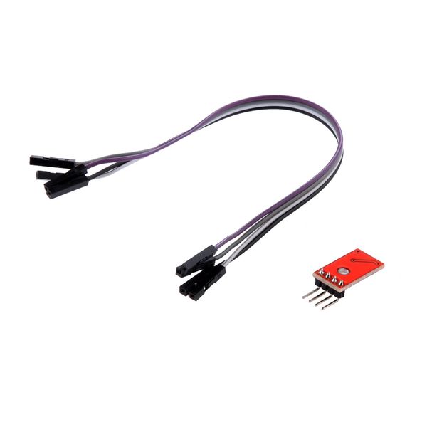 

at24c256 serial eeprom i2c interface 4pin data storage module w/jumper cable for arduino pic