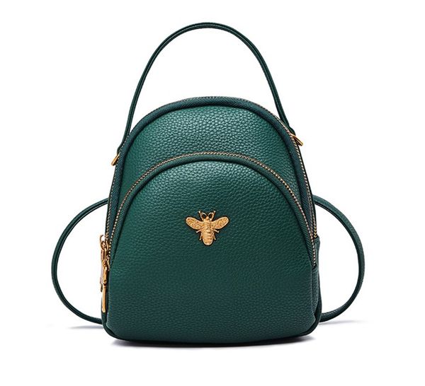 

designer luxury mini small backpacks ladies shoulder bags cute pu leather small women backpack bee school bag leather news