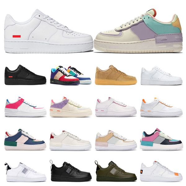 

2020 mens women platform fashion sneakers shadow pale ivory black white volt magic flamingo total orange wheat sports sneakers trainers