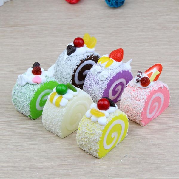 

nicegift 6 styles fruit egg roll cake slow rising squishy squeeze home decoration squishies toys for kids decompression toy christmas gift