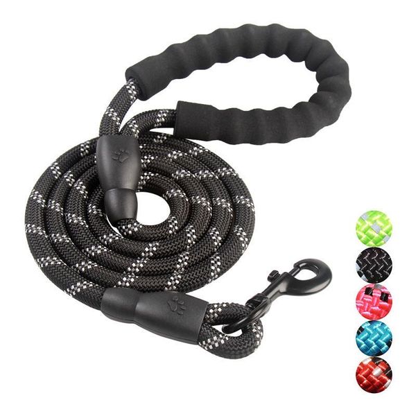 

new pet supplies reflective nylon dog leash dog leash rope universal dog leash comfortable handle dhl home