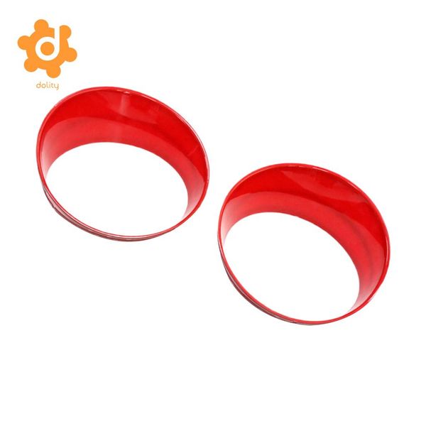 

pair abs head lamp cover frame headlight decor trim for wrangler jl