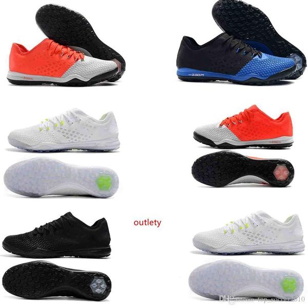 

new men soccer shoes hypervenom phantom iii df tf kpu ice fire 3d knitting outdoor football boots high size 39-45