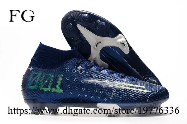 axpro ronaldo ankle blue studs football shoes