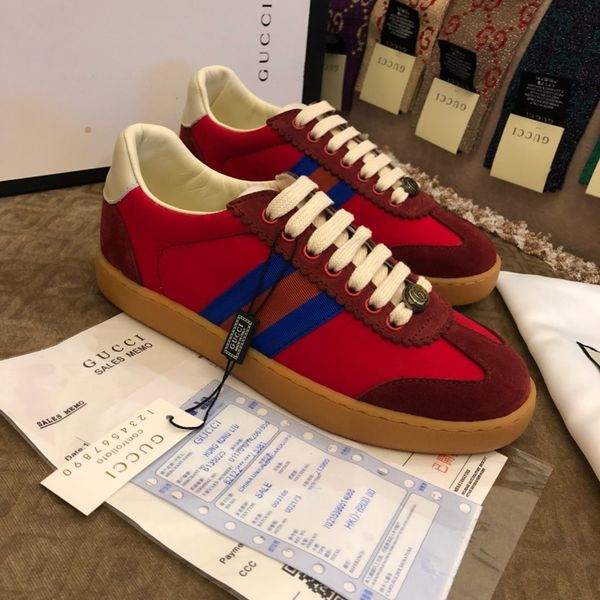 

2020 new ts luxury designer couple casual sports shoes men and women fashion casual sports