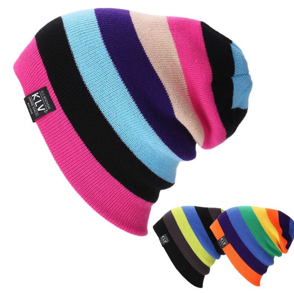 

women warm winter baggy beanie knit crochet oversized hats slouch cap