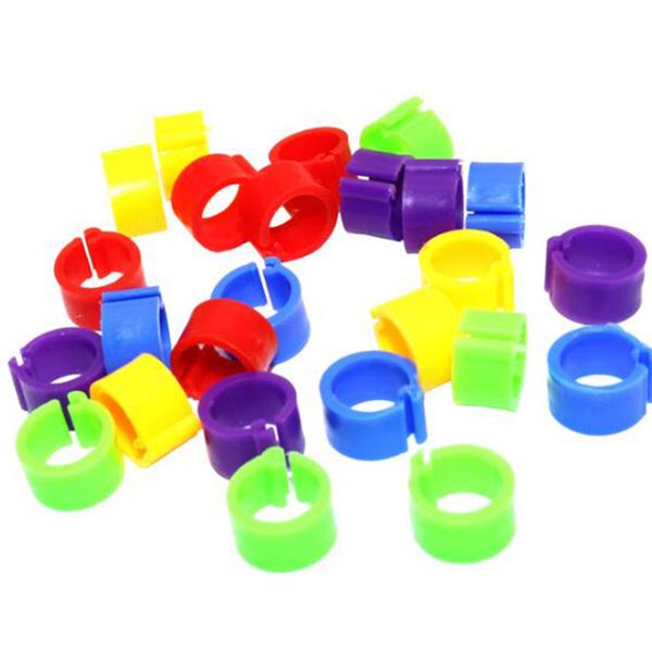 

100pcs 8mm identification pigeons parrot bird opening foot rings bird supplies
