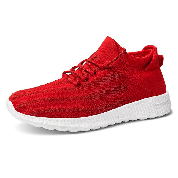 

big size breathable running shoes men red outdoor marathon sneakers lightweight keep running women sport shoes