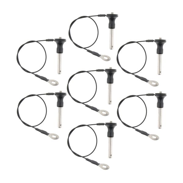 

7x yacht steel ball lock pin 6-25mm