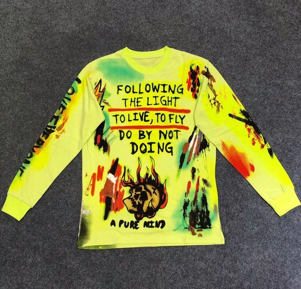 

kanye doing by not doing fashion t-shirt for men women letter print t shirts t shirt the xsq, White;black