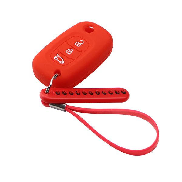 

3 buttons silicone car key case cover key chain phone number card for lada priora sedan sport kalina granta vesta x-ray xray