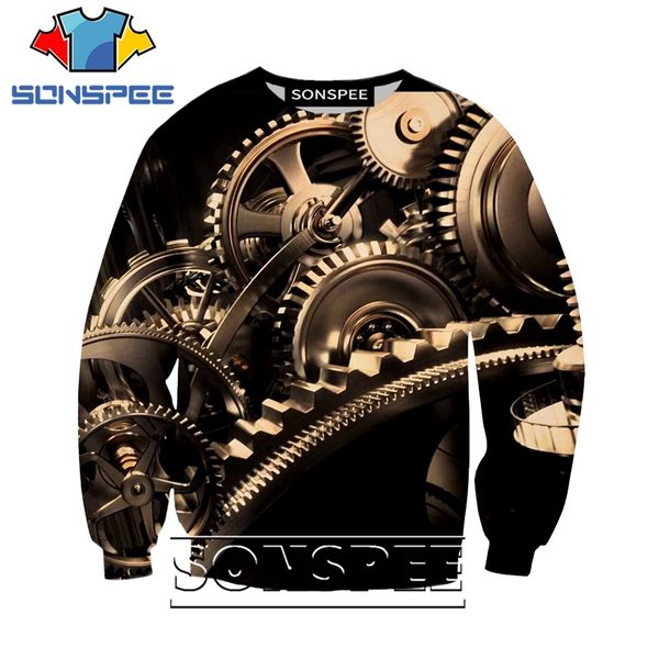 

3d print women men hoodie gear jacket anime mechanical sweatshirt ship long sleeve harajuku fashion streetwear hoodies c07, Black