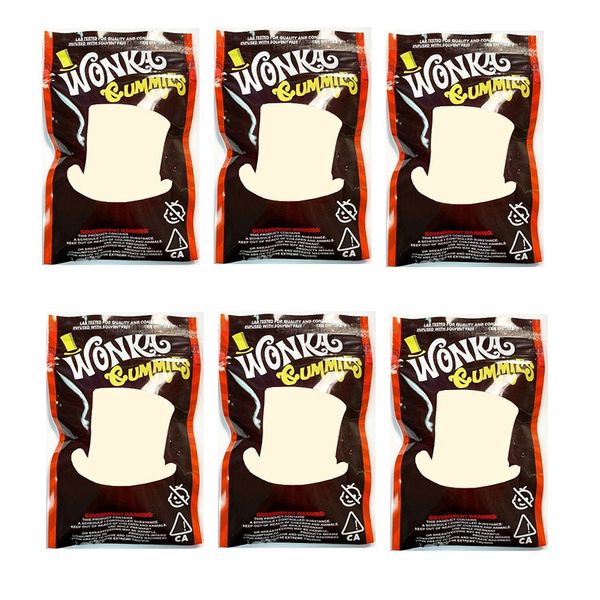 

Вонка Gummies майларовом Bag 500мг Edibles Zipper мешок Smeproof хранения Розничная сумка для сухой травы Tobacco цветок Resellable На складе
