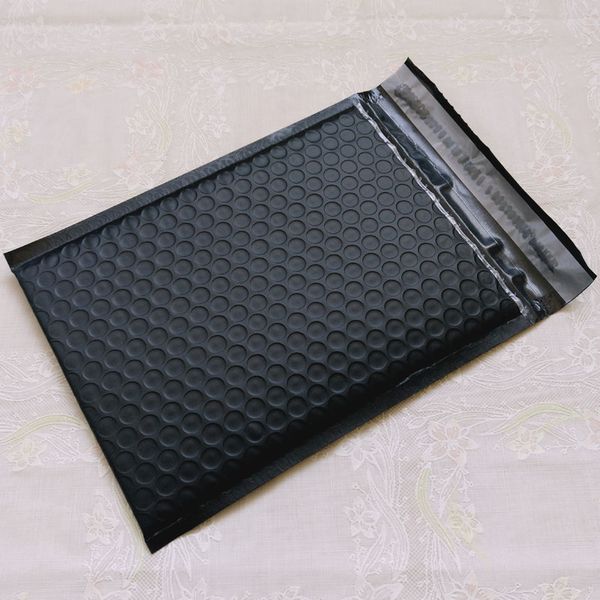 

10pcs 8.5x11inch 25*30cm poly bubble mailing mailer shipping padded envelope bags black color shockproof courier bubble mailer