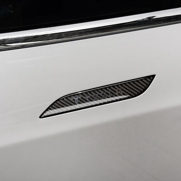 

carbon fiber door handle decorative sticker door handle protection sticker modified accessories for tesla model s
