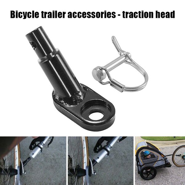 

bike bicycle trailer hitch coupler attachment angled elbow portable mount adapter fi-19ing