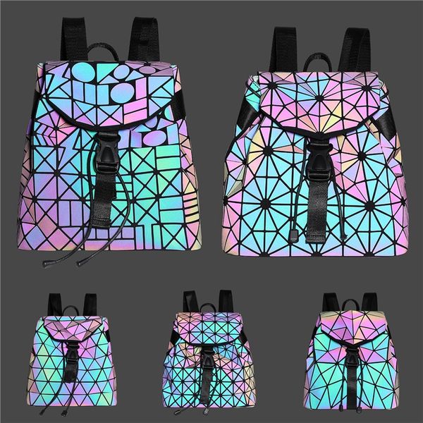 

big shoulder bags luxury backpack women bags designer pu luminous handle bags sac a main femme de marque #631