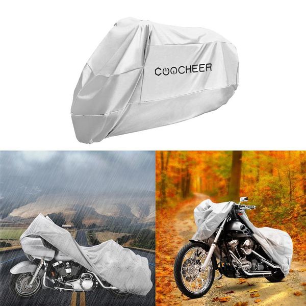 

portable indoor outdoor waterproof sun protection for motorcycles silver motorcycle cover