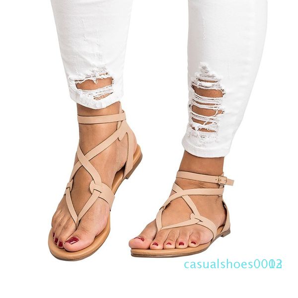 

new knitting filp flops rome flat sandals big size women sandals 2018 wholesale european sale and popular c12 c03, Black