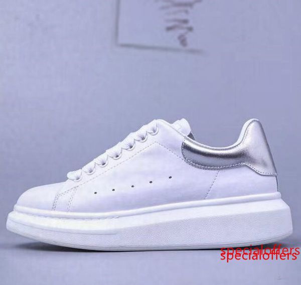

luxury designer men s and women s casual shoes wild low to help white stitching leather couple casual shoes with box, Black