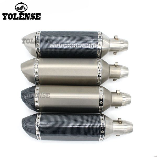

for s650 sv650s sv650x sv1000 sv1000s dl650 dl1000 v-strom motorcycle dirt bike exhaust escape 51mm exhaust pipe muffler