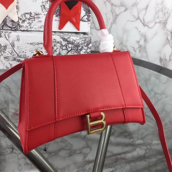 

новый дизайнер роскошные сумки мода красный черный натуральная кожа сумка высокое качество дамы сумки бренд сумки 23x9. 5x14 см бесплатная д