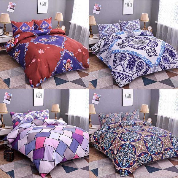 

homesky geometric bedding set 3d bohemian comforter bedding sets print duvet cover  king size bedlinen bedspread