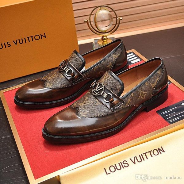 

20ss luxury genuine leather and flat shoes spring and autumn season metal clasps women's shoes men and women flat heel design single ye, Black