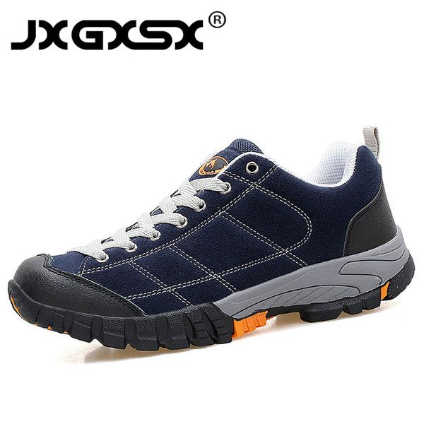 

2019 men waterproof hiking shoes outdoor sneakers non-slip climbing shoes male sport breathable travel drop shipping