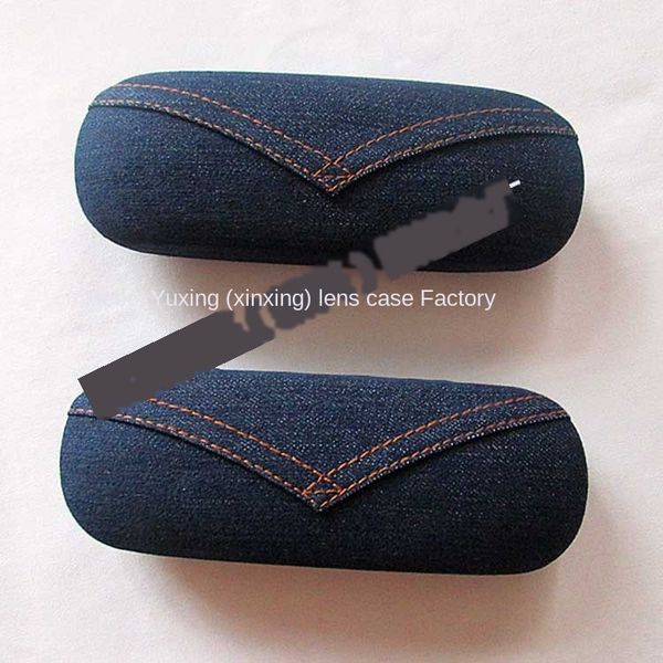 

denim material student box frame box simple glasses case glasses case business