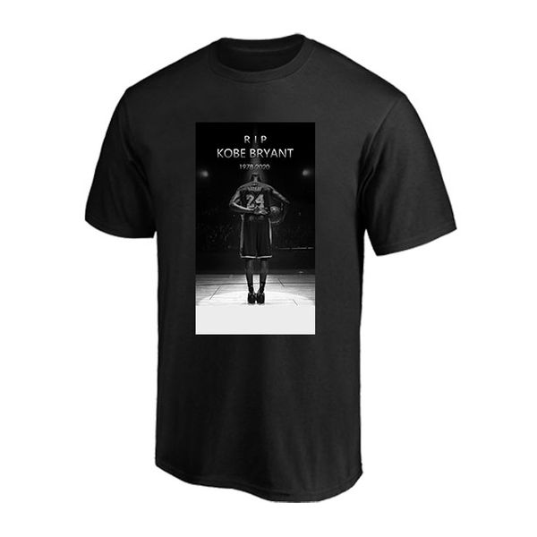 

basketball jersey r.i.p 8 kobe 24 bryant limited edition commemorative t-shirt mens designer short sleeve fans tee printed logo, Black
